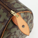 LOUIS VUITTON Monogram Graffiti Speedy 30 Bag Green Khaki M92194 Auth 125656AV-21