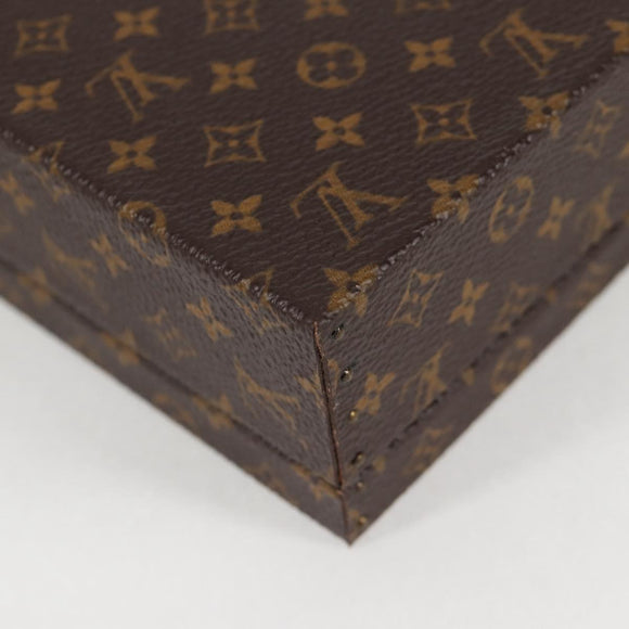 LOUIS VUITTON Monogram Jewelry case Jewelry Box LV Auth 125659AV