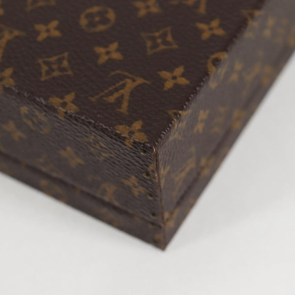 LOUIS VUITTON Monogram Jewelry case Jewelry Box LV Auth 125659AV