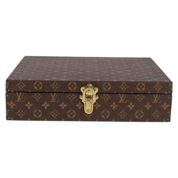 LOUIS VUITTON Monogram Jewelry case Jewelry Box LV Auth 125659AV