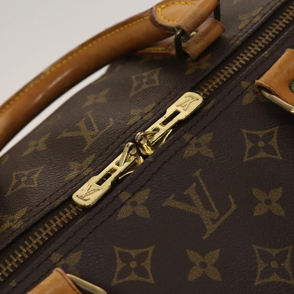 LOUIS VUITTON Monogram Keepall 60 Boston Bag M41422 LV Auth 125679