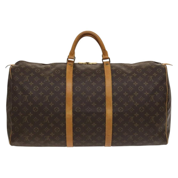 LOUIS VUITTON Monogram Keepall 60 Boston Bag M41422 LV Auth 125679