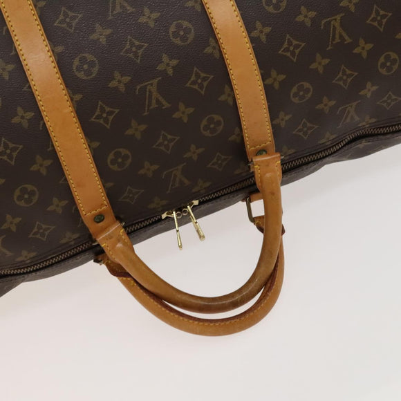 LOUIS VUITTON Monogram Keepall 60 Boston Bag M41422 LV Auth 125679