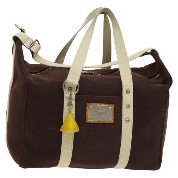 LOUIS VUITTON Antigua LV Cup Suc Weekend Boston Bag Brown M80665 LV Auth 125680