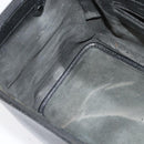 GUCCI Bamboo Hand Bag Leather 2way Black Gold 013 2122 2491 Auth 125704-18