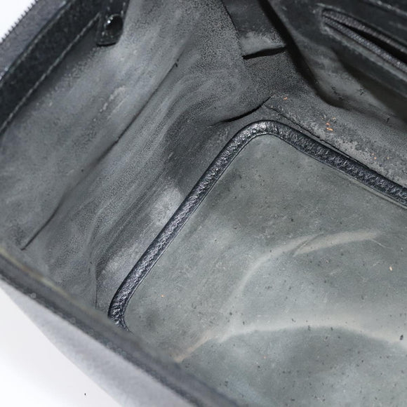 GUCCI Bamboo Hand Bag Leather 2way Black Gold 013 2122 2491 Auth 125704