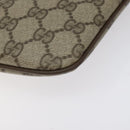 GUCCI GG Supreme Web Sherry Line Bag PVC Beige Gold 904 02 047 Auth 125707-15