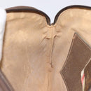 GUCCI GG Supreme Web Sherry Line Bag PVC Beige Gold 904 02 047 Auth 125707-22