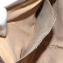 GUCCI GG Supreme Web Sherry Line Bag PVC Beige Gold 904 02 047 Auth 125707-11