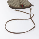 GUCCI GG Supreme Web Sherry Line Bag PVC Beige Gold 904 02 047 Auth 125707-7