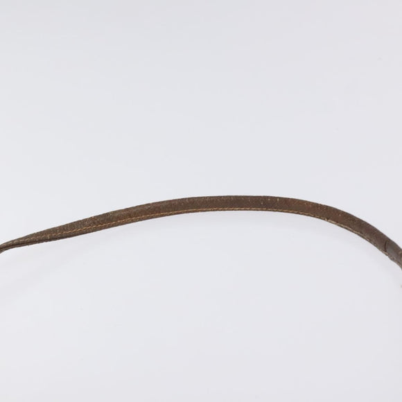 GUCCI GG Supreme Web Sherry Line Bag PVC Beige Gold 904 02 047 Auth 125707