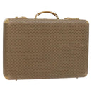 GUCCI Micro GG Supreme Attache case Hand Bag PVC Beige Auth 125708-1