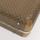 GUCCI Micro GG Supreme Attache case Hand Bag PVC Beige Auth 125708-8