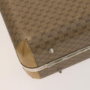 GUCCI Micro GG Supreme Attache case Hand Bag PVC Beige Auth 125708-15
