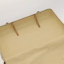 GUCCI Micro GG Supreme Attache case Hand Bag PVC Beige Auth 125708-20