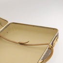 GUCCI Micro GG Supreme Attache case Hand Bag PVC Beige Auth 125708-21