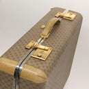 GUCCI Micro GG Supreme Attache case Hand Bag PVC Beige Auth 125708-6