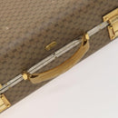 GUCCI Micro GG Supreme Attache case Hand Bag PVC Beige Auth 125708-7