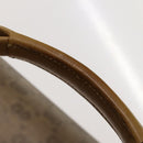 GUCCI Micro GG Supreme Attache case Hand Bag PVC Beige Auth 125708-14