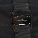 Salvatore Ferragamo Tote Bag Canvas Black Auth 125709-17