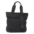 Salvatore Ferragamo Tote Bag Canvas Black Auth 125709-13