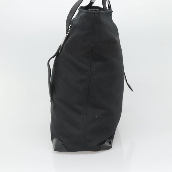 Salvatore Ferragamo Tote Bag Canvas Black Auth 125709