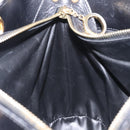 Salvatore Ferragamo Tote Bag Leather Black Gold Auth 125712-17