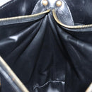 Salvatore Ferragamo Tote Bag Leather Black Gold Auth 125712-18