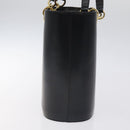 Salvatore Ferragamo Tote Bag Leather Black Gold Auth 125712-4