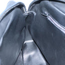 BALLY Hand Bag Leather Black Gold Auth 125714-19