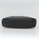 BALLY Hand Bag Leather Black Gold Auth 125714-5