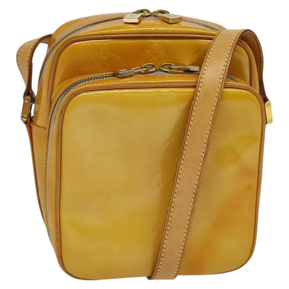 LOUIS VUITTON Monogram Vernis Wooster Shoulder Bag Gris M91036 LV Auth 125716