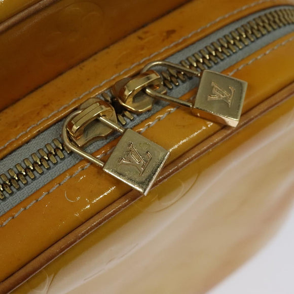 LOUIS VUITTON Monogram Vernis Wooster Shoulder Bag Gris M91036 LV Auth 125716