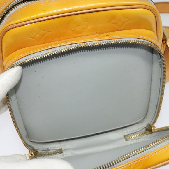 LOUIS VUITTON Monogram Vernis Wooster Shoulder Bag Gris M91036 LV Auth 125716