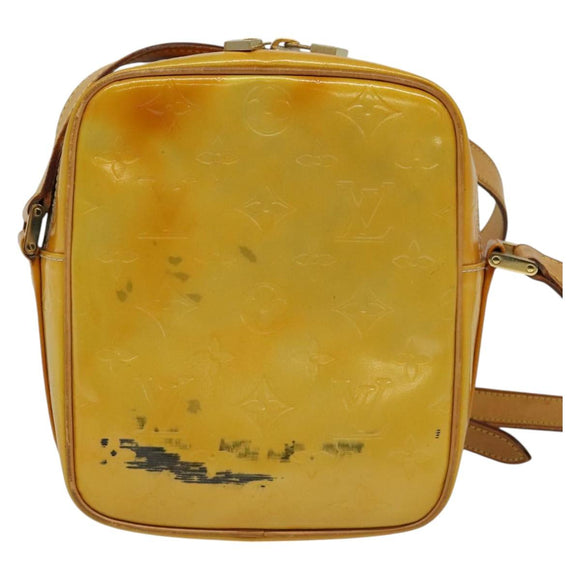 LOUIS VUITTON Monogram Vernis Wooster Shoulder Bag Gris M91036 LV Auth 125716