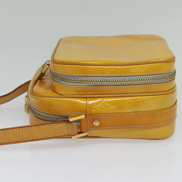 LOUIS VUITTON Monogram Vernis Wooster Shoulder Bag Gris M91036 LV Auth 125716