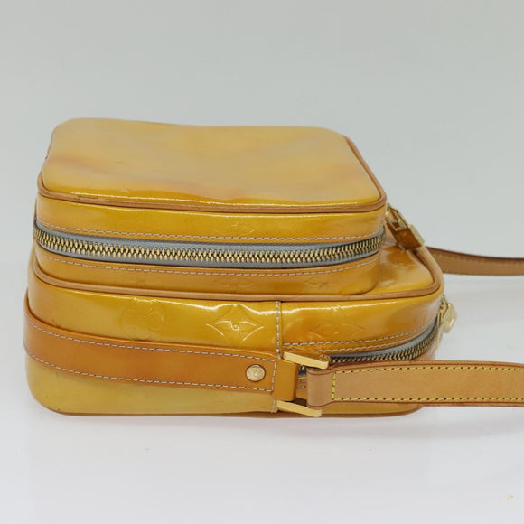 LOUIS VUITTON Monogram Vernis Wooster Shoulder Bag Gris M91036 LV Auth 125716