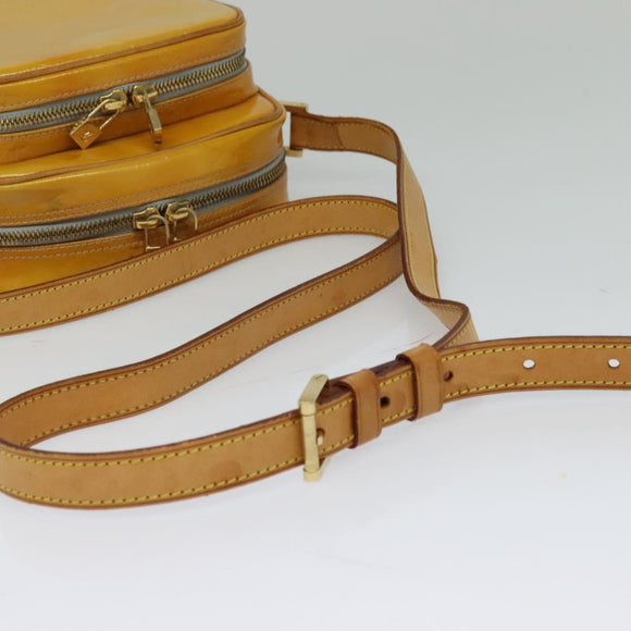 LOUIS VUITTON Monogram Vernis Wooster Shoulder Bag Gris M91036 LV Auth 125716