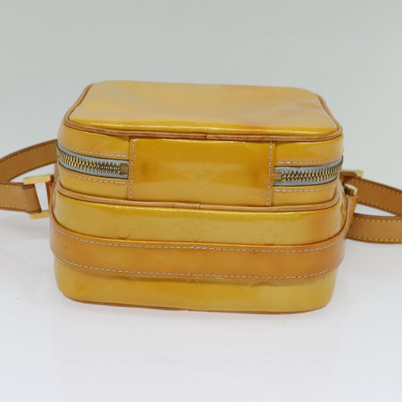 LOUIS VUITTON Monogram Vernis Wooster Shoulder Bag Gris M91036 LV Auth 125716