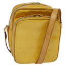 LOUIS VUITTON Monogram Vernis Wooster Bag Lime Yellow M91075 LV Auth 125717-1
