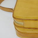 LOUIS VUITTON Monogram Vernis Wooster Bag Lime Yellow M91075 LV Auth 125717-9