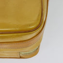 LOUIS VUITTON Monogram Vernis Wooster Bag Lime Yellow M91075 LV Auth 125717-16