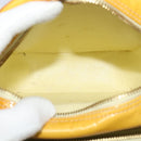 LOUIS VUITTON Monogram Vernis Wooster Bag Lime Yellow M91075 LV Auth 125717-11