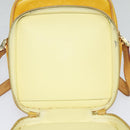 LOUIS VUITTON Monogram Vernis Wooster Bag Lime Yellow M91075 LV Auth 125717-20