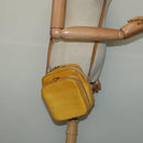 LOUIS VUITTON Monogram Vernis Wooster Bag Lime Yellow M91075 LV Auth 125717-22