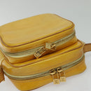 LOUIS VUITTON Monogram Vernis Wooster Bag Lime Yellow M91075 LV Auth 125717-6