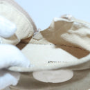 FENDI Sneakers Suede Beige Auth 125724-12