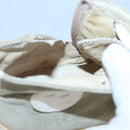 FENDI Sneakers Suede Beige Auth 125724-23