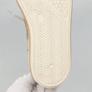 FENDI Sneakers Suede Beige Auth 125724-9