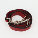 GUCCI Bamboo Hand Bag Leather 2way Red Gold 323660 Auth 125733-23